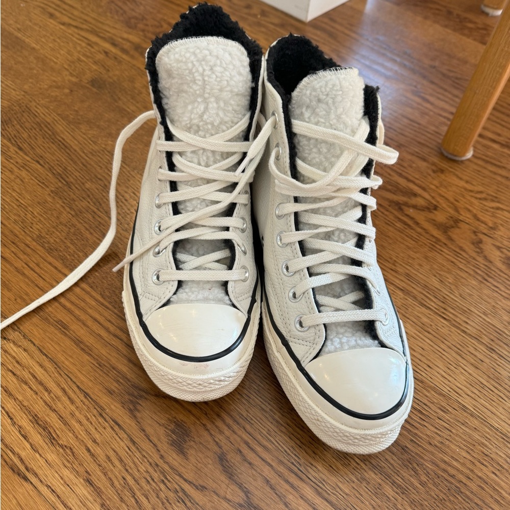 great converse high tops with sherpa. chuck taylor all star 70 high top sneaker